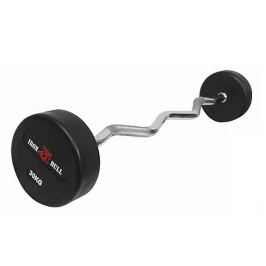 Set de rubber barbell ironbull 10-30 Kgs.